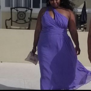 Lavender bridesmaid dress